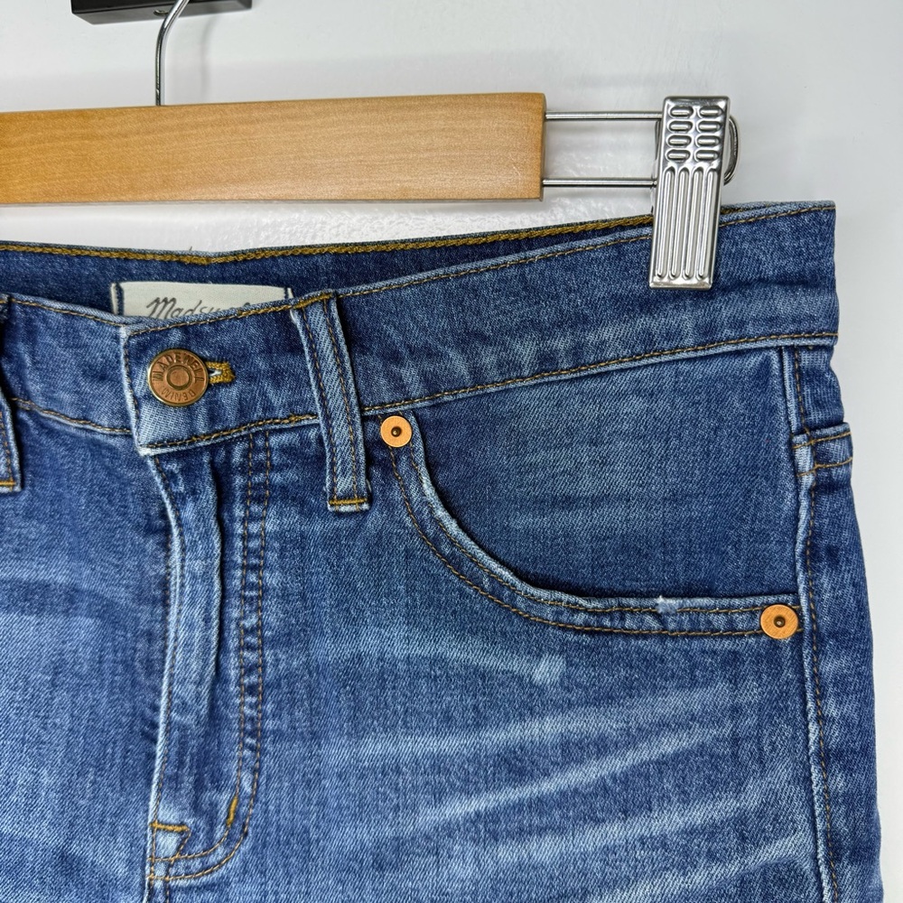 MADEWELL The Perfect Vintage Mid Length Jean Shorts - Picture 3 of 6